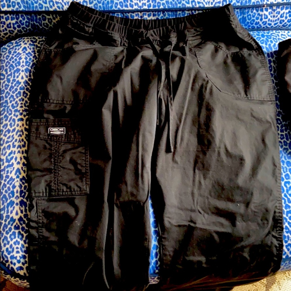 Cherokee workwear black scrubs pants